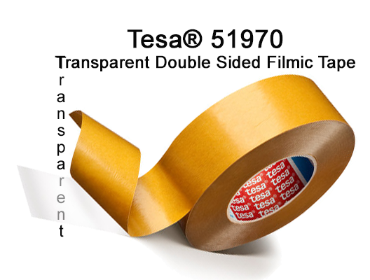 Double Sided Mounting Tape: tesa® 51970 Permanent Bonding Double Coated Tape