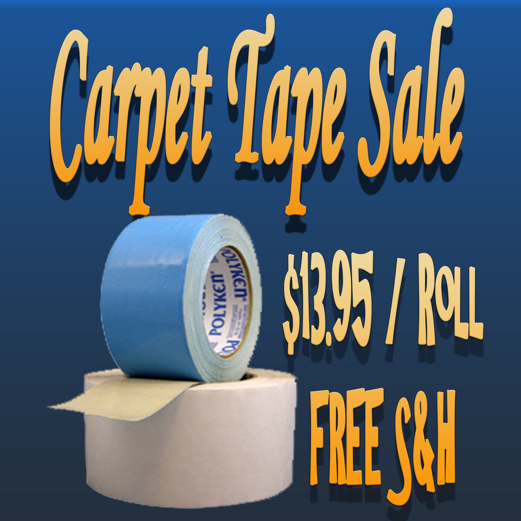 Polyken 1111 Lightweight Flame Retardant Double-Sided Carpet Tape